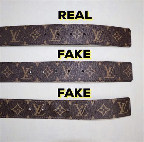 lv belt fake vs real|knockoff louis vuitton belt.